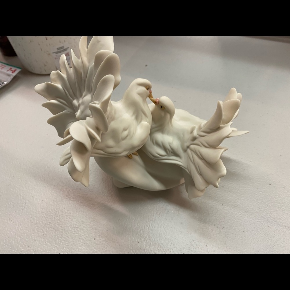 RARE NEW Giuseppe Armani DOVES ON HEART 7853P ITALY